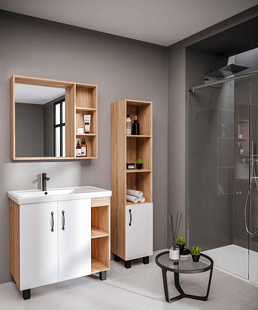 Зеркало Grossman Флай 208001 80 дуб сонома