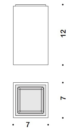 Стакан Colombo Black&White B9221.EPB белый