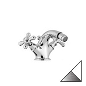 Смеситель Emmevi Deco Ceramic 12014BC для биде, белый/хром