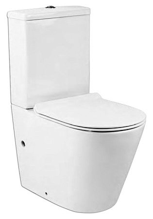 Чаша для унитаза-компакта BelBagno Flay BB0151WP