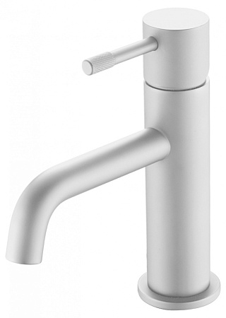 Смеситель Boheme Uno 461-MW для раковины, белый матовый