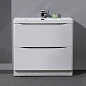 Тумба под раковину BelBagno Ancona-N ANCONA-N-800-2C-PIA-BL 80 bianco lucido напольная