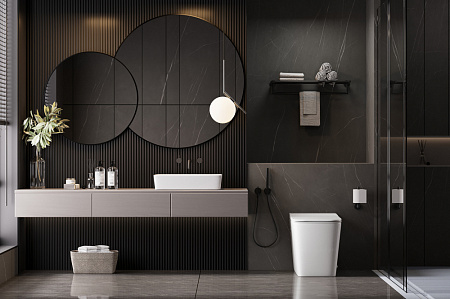 Унитаз приставной ABBER Rechteck AC1213P с импульсным смывом, белый