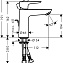 Смеситель Hansgrohe Talis E 71710000 для раковины, хром - фото 2