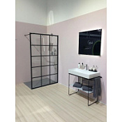 Душевая перегородка Kermi WALK-IN Dark Edition XD WW2 12020 3PK 120x200