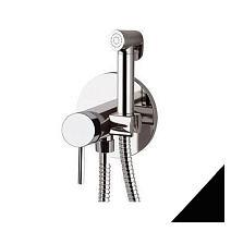 Гигиенический душ со смесителем Daniel Tokyo TX6454DC-15 черный матовый