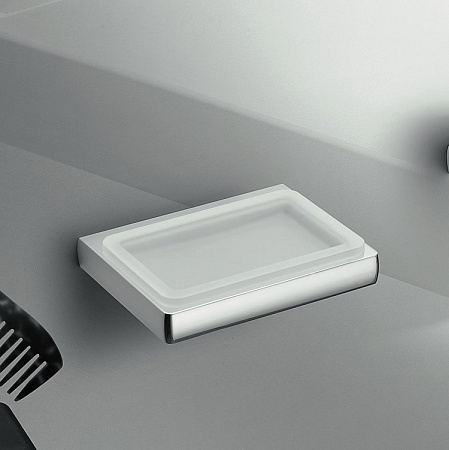 Мыльница Colombo Lulu B6251 стеклянная часть хром