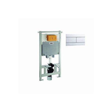 Система инсталляции для унитазов Oli 80 300572mSl00 с клавишей смыва Slim