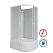 Душевая кабина Niagara Promo P90/80/40L/MT/BK 90x80x195 L стекло матовое/профиль белый