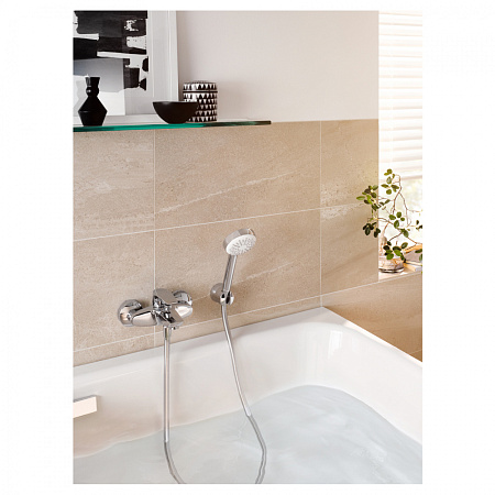 Смеситель Kludi Pure&Solid 346810575 для ванны с душем, хром