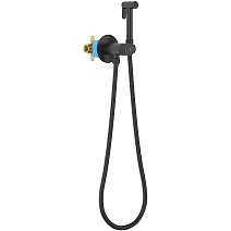 Гигиенический душ со смесителем Aquatek Бетта AQ1023MB черный матовый Гигиенический душ со смесителем Aquatek Бетта AQ1023MB черный матовый