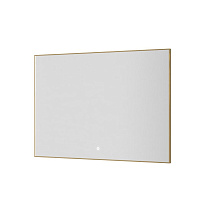 Зеркало Armadi Art Modern 543-100-G 100х70 с подсветкой, золото