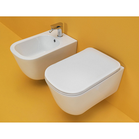 Унитаз подвесной Kerasan Tribeca 511401 безободковый, белый