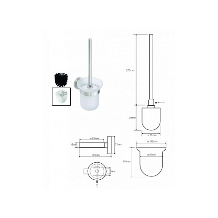Ершик Bemeta Neo 104113015 белый