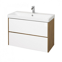 Тумба с раковиной Aquaton Сканди 1A251901SDZ90 90 2 ящика, белый/дуб рустикальный Тумба с раковиной Aquaton Сканди 1A251901SDZ90 90 2 ящика, белый/дуб рустикальный