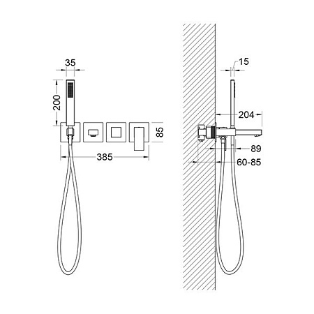 Смеситель Timo Selene 2014/03YSM для раковины, черный