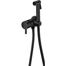 Гигиенический душ со смесителем Boheme Uno 467-B для биде, черный Гигиенический душ со смесителем Boheme Uno 467-B для биде, черный