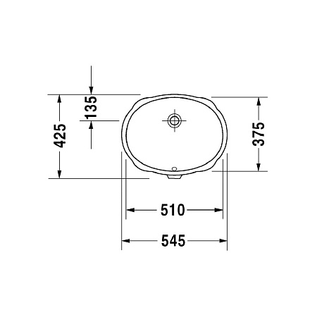 Раковина Duravit Santosa 0466510000 51х37 белый