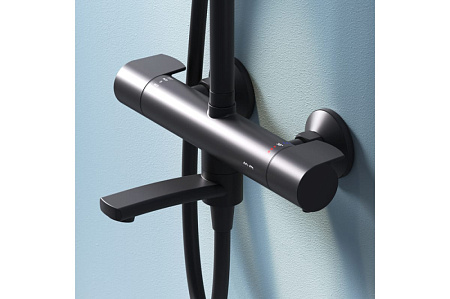 Душевая стойка Am.Pm X-Joy F0785A522 черный