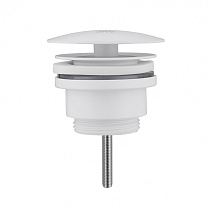Донный клапан ABBER AF0012W без перелива, белый