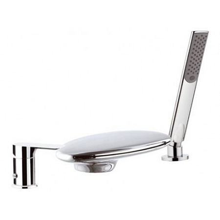 Смеситель Remer Infinity I07UF на борт ванны, хром