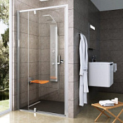Душевая дверь в нишу Ravak Pivot PDOP2-100 03GA0U00Z1 Transparent, сатин