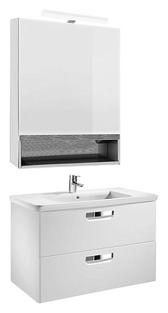 Мебель для ванной Roca Gap ZRU9302732 80 см, белая