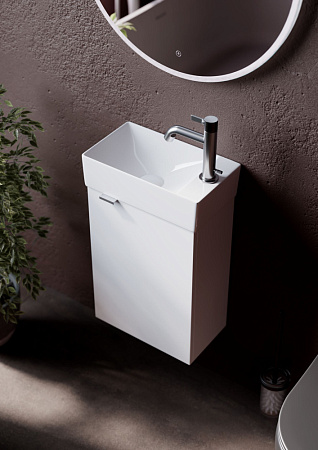 Тумба под раковину Sancos Mini MN35WR белый глянцевый