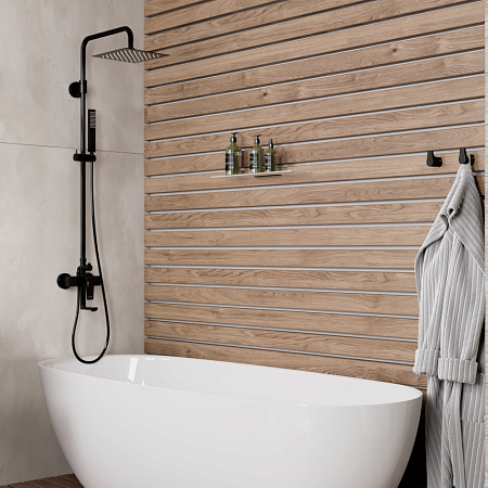 Душевая стойка WasserKRAFT A16701 черный глянец