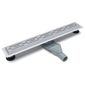 Душевой лоток Esbano Combi C-RAIN-80MC с решёткой, хром матовый