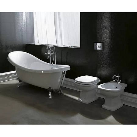 Унитаз приставной BelBagno Boheme  BB115CB горизонтальный выпуск