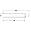 Полотенцедержатель  Duravit Starck T 0099414600 46.5 двойной, черный матовый - фото 2