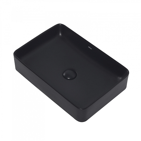 Раковина накладная ABBER Rechteck AC2207MB черный матовый