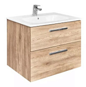 Тумба под раковину Roca Victoria A857468517 60 см, 2 ящика, орех