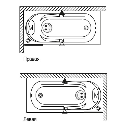 Ванна акриловая Riho Future B075001005 190x90