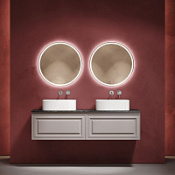 Мебель для ванной со столешницей Sancos Very 160 VR80SM+TT160A1 Doha Soft/Black Sky