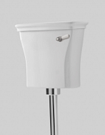 Бачок для унитаза ArtCeram Civitas CIC007 01; 00 с короткой трубой, белый глянцевый