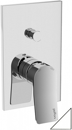 Смеситель Paffoni Tilt TI015BO/M для душа, белый