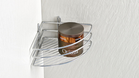 Полка угловая Fixsen FX-710-1 хром