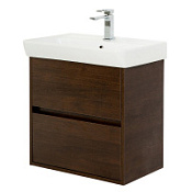 Тумба с раковиной BelBagno Neon NEON-500-2C-SO-RS rovere scuro Тумба с раковиной BelBagno Neon NEON-500-2C-SO-RS rovere scuro