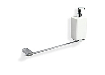 Полотенцедержатель Stil Haus Gea GE69D(08) хром/белый