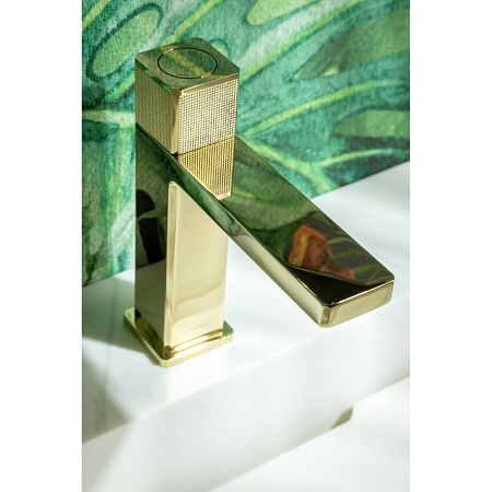 Смеситель Boheme Quad 159-G для раковины, автоматический, золото