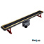 Душевой лоток Pestan Confluo Premium Line Black Glass Gold 550 13100115 матовый хром/золото