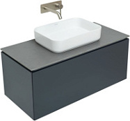 Тумба с раковиной Allen Brau Infinity 1.21004.AM 99.2 антрацит матовый