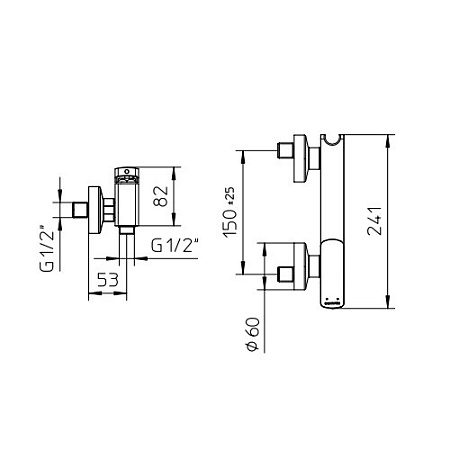 Смеситель Palazzani Mis 56202610 для душа