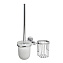 Держатель освежителя и ершика WasserKRAFT Oder K-3035 хром/белый - фото 1