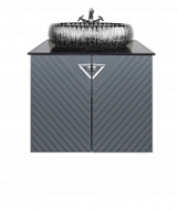 Тумба под раковину Tessoro Gala TS-GA60-C-GR 60 с дверками, серый