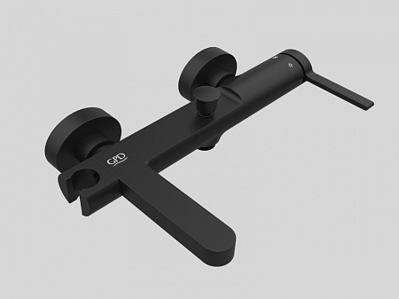 Смеситель GPD Gildo MBB165-S для ванны с душем черный
