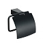 Бумагодержатель с крышкой Fixsen Trend FX-97810 черный - фото 1