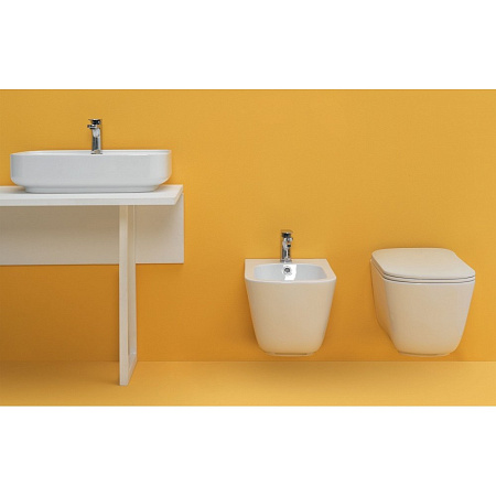 Унитаз подвесной Kerasan Tribeca 511401 безободковый, белый